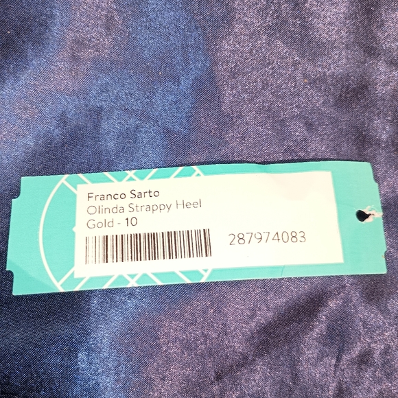 Franco Sarto Olinda Gold Strappy Heels – Size 10 – NWOT - Picture 4 of 8